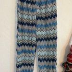 Missoni NWT  KNIT PANTS BLUE WHITE Photo 0