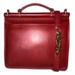 Coach Vintage Willis Red Glove Tanned Top Handle Crossbody Bag 9927 USA COA Photo 1
