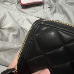 DKNY Black Quilted Clutch with Elegant Hardware Photo 3