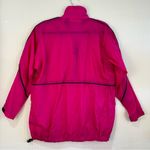 Pacer Vintage Nylon Neon Pink Windbreaker Pullover Jacket Women’s Medium Anorak Photo 6