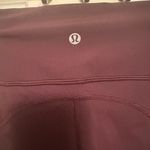 Lululemon  athletica Deep Burgundy Leggings Photo 4