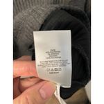 EXPRESS  Gray Quilted Pullover Top‎ XS Long Sleeve Round Neck Casual Photo 3