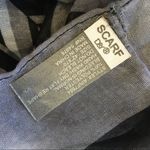 D&Y Black Gray & White Geometric Print Rectangular Infinity Scarve Scarf Photo 5