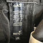 GAS Jeans Britty Up Z Bling Black Denim Size 27 New‎ Photo 6