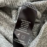 Obey NWT Propaganda Silver Lining Metallic Raglan Pullover Sweater | Silver XXS Photo 8