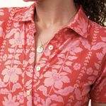 Spartina 449 NWT Joelle Polo Dress McAllister Floral Vine Pink MEDIUM Photo 1