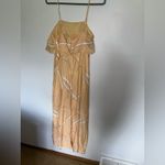 Mika & Gala Yellow Ruffle Detail Maxi Dress Photo 6