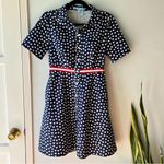 Draper James •Red/White/Blue Americana Hearts Fit & Flare Shirt Dress•Size 4 Photo 1