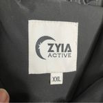 Zyia  active black puffer coat with hood full zip women’s size XXL Photo 3