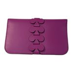 Kate Spade Nadine Woven Spade Bauhinia Leather Fold Medium Wallet Clutch Photo 0