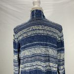 CHAPS  Denim Blue Open Front Long Sleeve Cardigan Size Large Photo 7