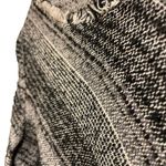 ZARA Basic Textured Tweed Knit 3/4 Sleeve Fringe Dark Academia Mini Dress Photo 2