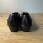 Easy Street Comfort Wave Black Leather Pumps Heels Women's Size 7WW Wide Photo 5