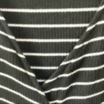 Urban Outfitters  Bailey black and white wrap top Photo 9