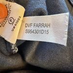 Diane Von Furstenberg  Size 4 Farrah Flat Front Pants‎ Blue Career Straight Leg Photo 7