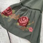 Knox Rose Sage Green Embroidered Floral Dress Photo 8