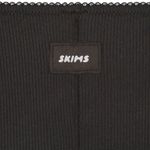 SKIMS Cotton Rib Pant in Soot, Size Medium Photo 8