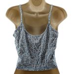 Victoria's Secret Vintage Y2K  Blue Leopard Cami 100% Cotton Small Photo 3