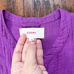 Xirena • Wrenn Dress midi tiered Heliotrope purple cotton gauze boho peasant Size XS Photo 4