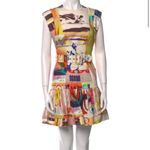Zimmermann NWOT  Multicolor Fluted Mini Dress Photo 4