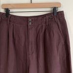Madewell The Harlow Wide-Leg Pant Chocolate Raisin Brown Photo 3