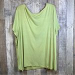 Attention Size 3X Light Lime Green Peplum Deep Lace V-Neck w/Short Sleev… Photo 1