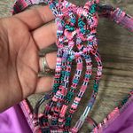 Roxy  Size L Striped Bikini top Swimwear for Women Colorful Striped Bikini Top ♦️ Photo 3