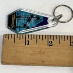 None 2.5" Souvenir Hawaii‎ Acrylic Palm Trees Beach Sunset Keychain Key Ring Fob Photo 2