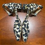 CAbi  Leopard Print Kiki Ankle Strap Block Heels Multicolored 6020 Women's 7 Photo 5