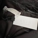 ASTR the label-RAVEN FEATHER TRIM MINI DRESS Photo 6