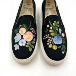 Keds x Rifle Paper Co. Floral Slip-On Platform Sneakers Beaded Black Photo 1