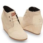 Toms ✨TOM’S Desert Wedged Booties in Snakeskin Print✨ Photo 2