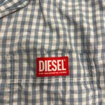 Diesel  Blue and White Gingham Shirt Photo 3