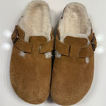 Birkenstock Boston Shearling suede leather Photo 0