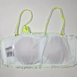 NWT Salt & Cove Zoorama Smocked Bandeau Bikini Top Green Photo 4