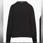 Wilfred Aritzia Clarissa Puff Sleeve Long Sleeve Blouse Black size 2XS XXS Photo 4