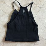 Free People Movement Black Ribbed Halter Top Size XS Photo 2