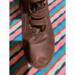 Unbound Womens Brown Lace Up Side Zip Ankle Boots Size 7 Photo 9