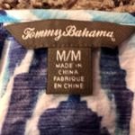 Tommy Bahama  Blouse Womens M Used Blue White Photo 8