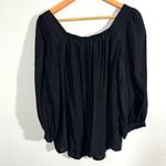 Gentle Fawn Rosas Black Textured Boho Blouse Photo 7