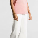 St John Pink Silk Cap Sleeve Size XS Photo 0