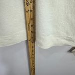 Sundance XS Ivory Ruffle Trim Henley Sweater Cashmere Blend Cottagecore Romantic Photo 3