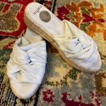 Nalho Women's Sai Vegan Suede Yoga Mat Espadrilles Platform Sandals Size 8 Blue Photo 0