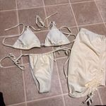 Amazon Essentials Cream Bikini Set Size M Photo 0