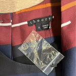 Theory NEW  Cepeda Pack Print Twill Shift Silk Long Sleeve Shift Dress Size 6 Photo 1