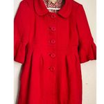 Forever 21  Red Buttoned Fitted Jacket Medium Photo 1