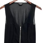 Bebe Fit and Flared Sleeveless Black Dress Open Back Cut Out Date Night Size XS Photo 1