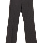 Tahari Black Jacquard Dress Pants Womens Textured Career Party Trousers Size 2 Photo 0