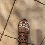 Steve Madden Honey Comb Black & White Snakeskin open toe sandal Photo 8