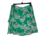 Francescas Women Skirt Emmelee Floral Mini Lined Light Weight Green Medium NWT‎ Photo 7